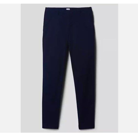 GAP Mid Rise Downtown Khakis Navy Blue Soft Stretch Twill Pants Size 6 TALL NWT - Picture 5 of 9